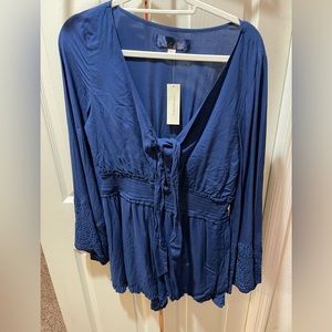 Blue romper